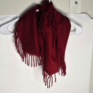 Lot of 3 soft infinity scarves 2 w/o tag-  Cashmink red w/ tag 1 low price!